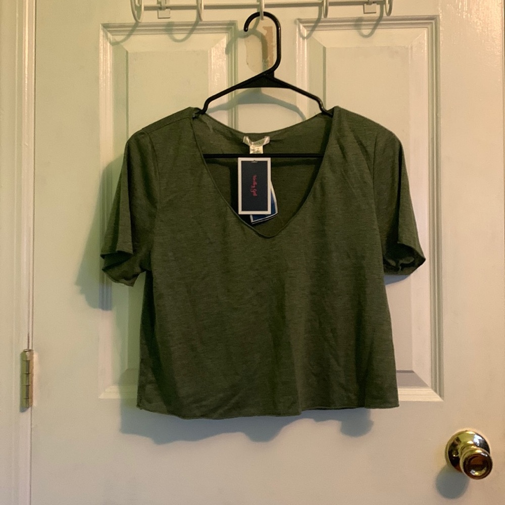 Bozzolo Cropped V-Neck